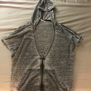 roxy sleeveless hooded jacket